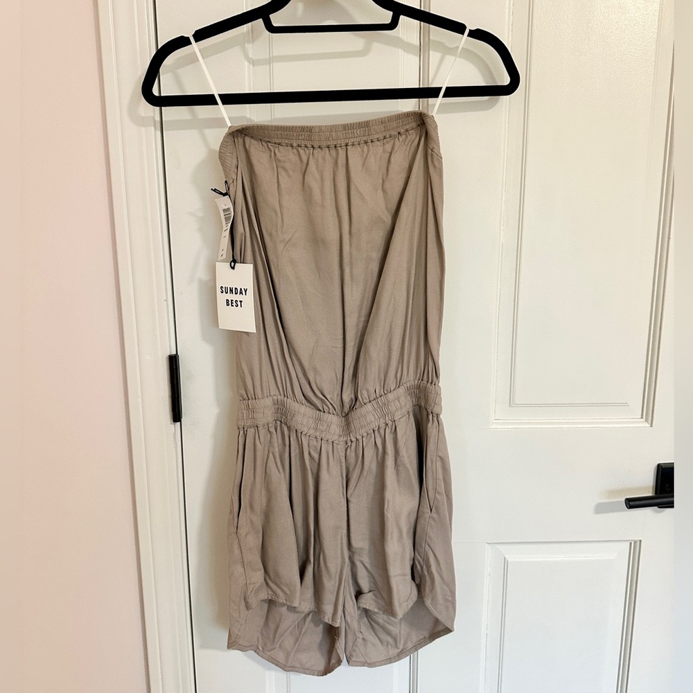 NEW with tags! Aritzia Sunday Best Grey Romper